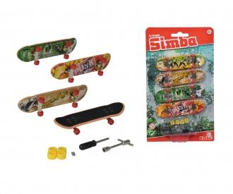 Set de 4 skateboards à doigts