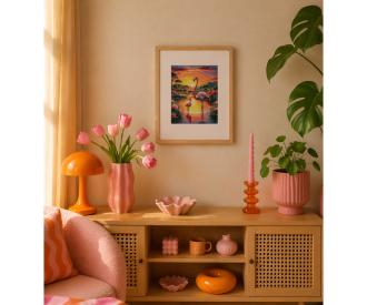 Flamingos Painting by numbers