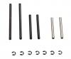 Suspension Arm Pins Set, RC spare part, 6 pcs