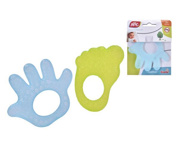 ABC Beißring mit Wassergel, 2-sort.