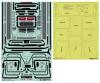 M-B G-Class G500 Sticker Bag, model decal set