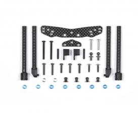 TT-01E Dämpferbrücke Carbon hinten
