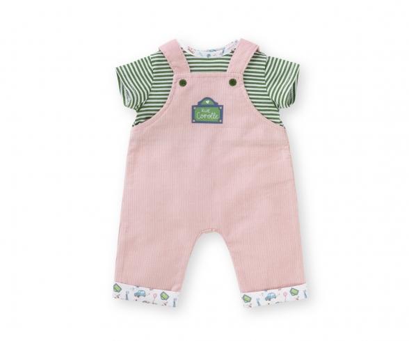 Corolle 12" T-shirt +overall - WEIP