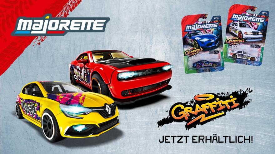 majorette shop wechselbanner graffiti