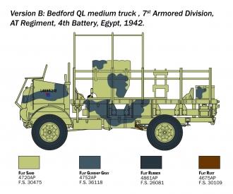 Italeri Bedford QL Truck 1:35 Scale Model Kit