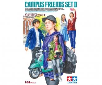 1:24 Campus Friends II, plastic figure assembly kit