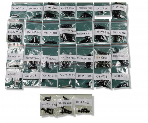 Virus 4.0 Screw Kit, model hardware set