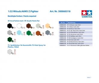 1:32 A6M5 Zero Model 52, aircraft model kit