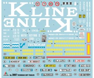 1:24 20' Container Trailer