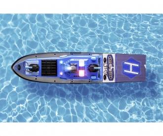 RC Police Boat 2.4G, RC boat, 100% RTR