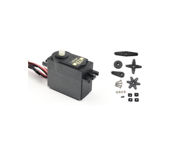 Servo CS-6DS taille standard JR - Servo digital RC, résistant à l'eau, 7kg de couple de manœuvre, 0,12s de vitesse de manœuvre, engrenage plastique