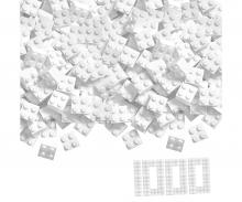 Blox 1000 briques blanches 4 plots en vrac