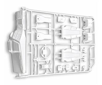 Volvo Cockpit L-Teile Tüte, Modellzubehör Spritzling