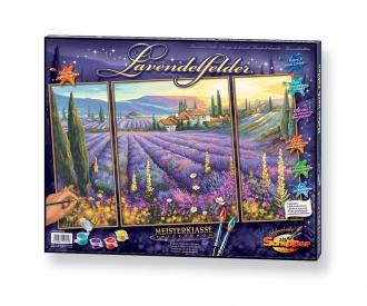 Lavender Fields - painting by numbers