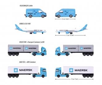 MAERSK Transport Vehicles, 3-asst.