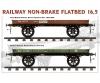 1:35 Railway Non-brake Flatbed 16,5 t