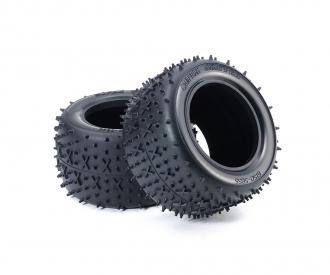 Cross-Spike Rear Tires, RC spare tires, 2-piece