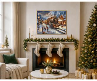 Christmas Express 40 x 50 cm - Peinture par numéros