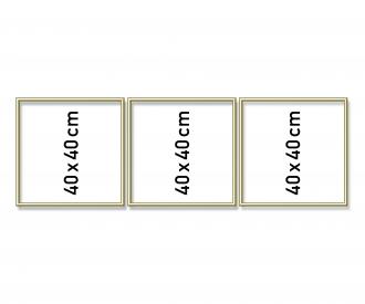 Triptych Painting by Numbers Aluminium Frame