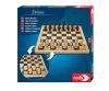 wooden - chess + checkers