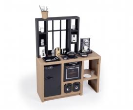Set de restaurant avec cuisine électronique et table de travail à trois volets Smoby Set de restaurant avec cuisine électronique et table de travail à trois volets Smoby