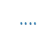 TRF421X Upper Arm Nut Set Blue RC Spare Part