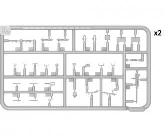 1:35 M3 Stuart erste Produktion mit Interieur