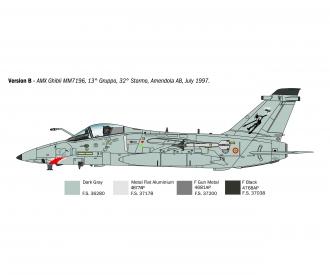 AMX Ghibli Aircraft Model Kit 1:72 Scale