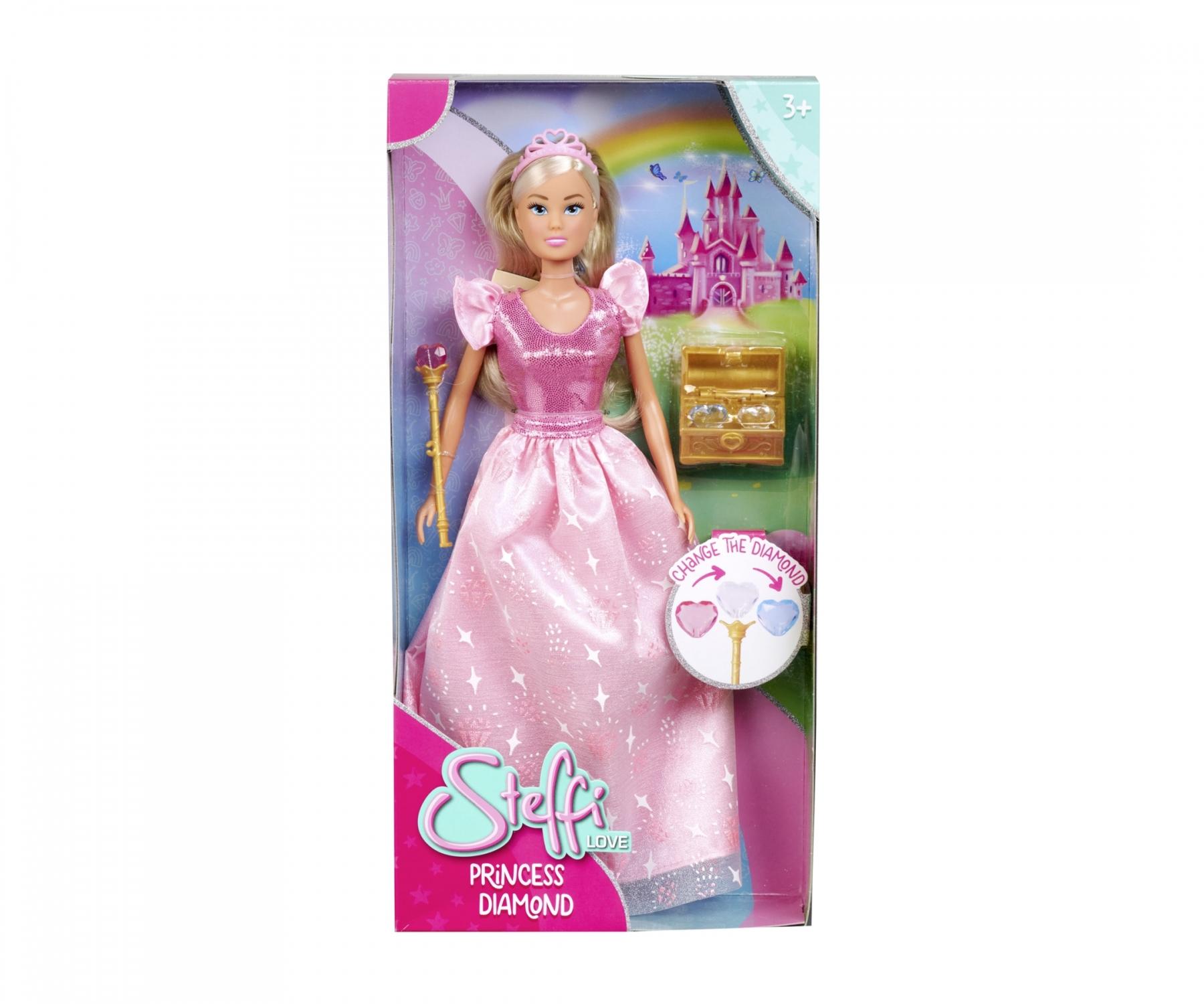 Simba Steffi Love Prinzessinnenset – Tiara & Zauberstab Mit Lichtfunktion + Fingerring – Ab 5 Jahren – 2 Farbvarianten Simba Steffi Love Prinzessinnenset – Tiara & Zauberstab Mit Lichtfunktion + Fingerring – Ab 5 Jahren – 2 Farbvarianten