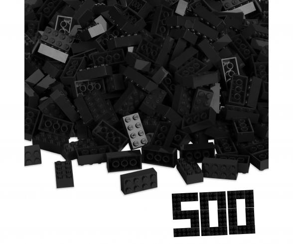 Blox 500 briques noires 8 plots en vrac