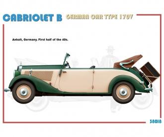 1:35 Voiture allemande Type 170V Cabriolet B