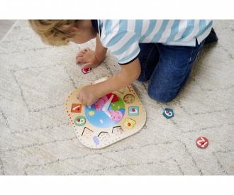Peppa Pig, Horloge éducative en bois