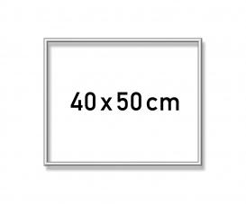 Aluminium frame 40 x 50 cm – mat silver