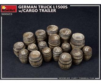 1:35 Ger. Truck L1500S w/Cargo Trailer