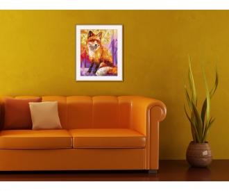Fox Polygon Art 40 x 50 cm - Painting by Numbers