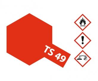 TS-49 Bright Red Gloss, spray paint, 100 ml