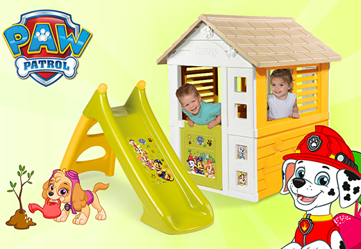 Smoby Toys Paw Patrol Rutsche Spielhaus