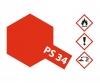 PS-34 Bright Red, polycarbonate spray paint