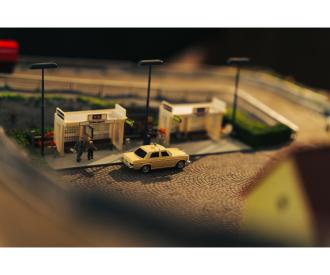 1:87 Mercedes Benz 200/8 Taxi, RC car, RTR