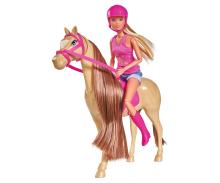 Steffi LOVE Lovely Horse – Poupée cavalière 29 cm