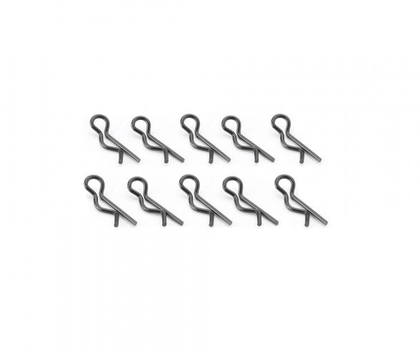 Body pins 20 mm, 10 pieces, black