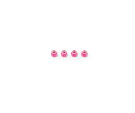 Aluminum 4mm Lock Nut Set, model accessory, pink