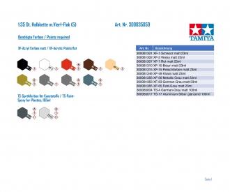 1:35 Dt. Halbkette m.Vierl-Flak (5)