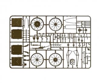 Triumph 3HW model kit motorcycle in 1:9 scale