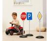BIG Verkehrszeichen – 3er Set Kinder-Verkehrsschilder, 69 cm, ab 1 Jahr