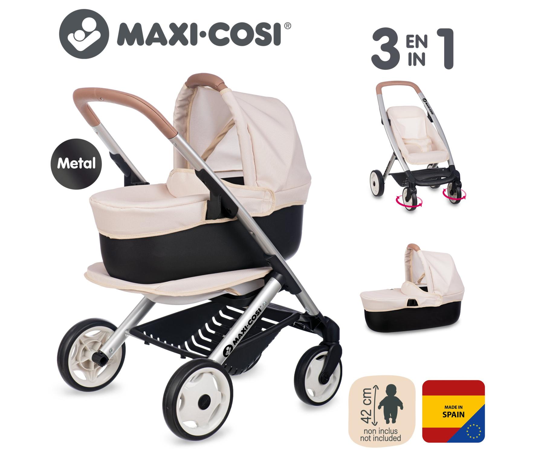 Smoby Maxi-Cosi Puppenwagen 3-in-1 Beige online kaufen | Smoby Toys