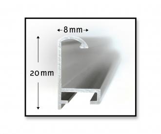 5 Aluminium Frames Silver Polyptych - Painting by Numbers