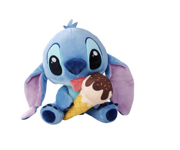 Disney Stitch w. Ice Cream, 25cm Disney Stitch w. Ice Cream, 25cm