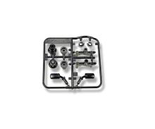 Porsche 956 H Parts Mirror Wing Model Components