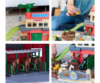 Farmyard with 3 Vehicles Playset, 56 x 36 x 24 cm